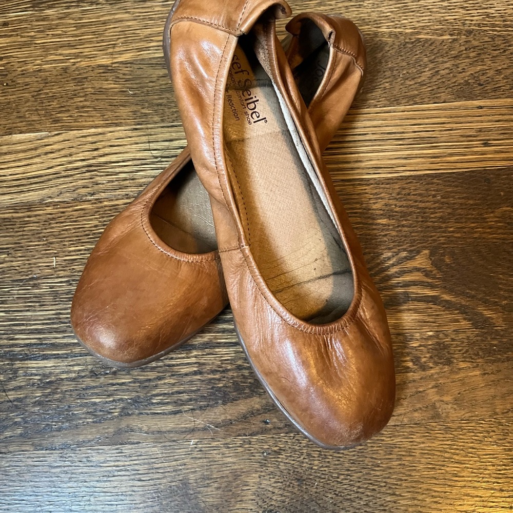 Josef Seibel Brown Leather Loafers
